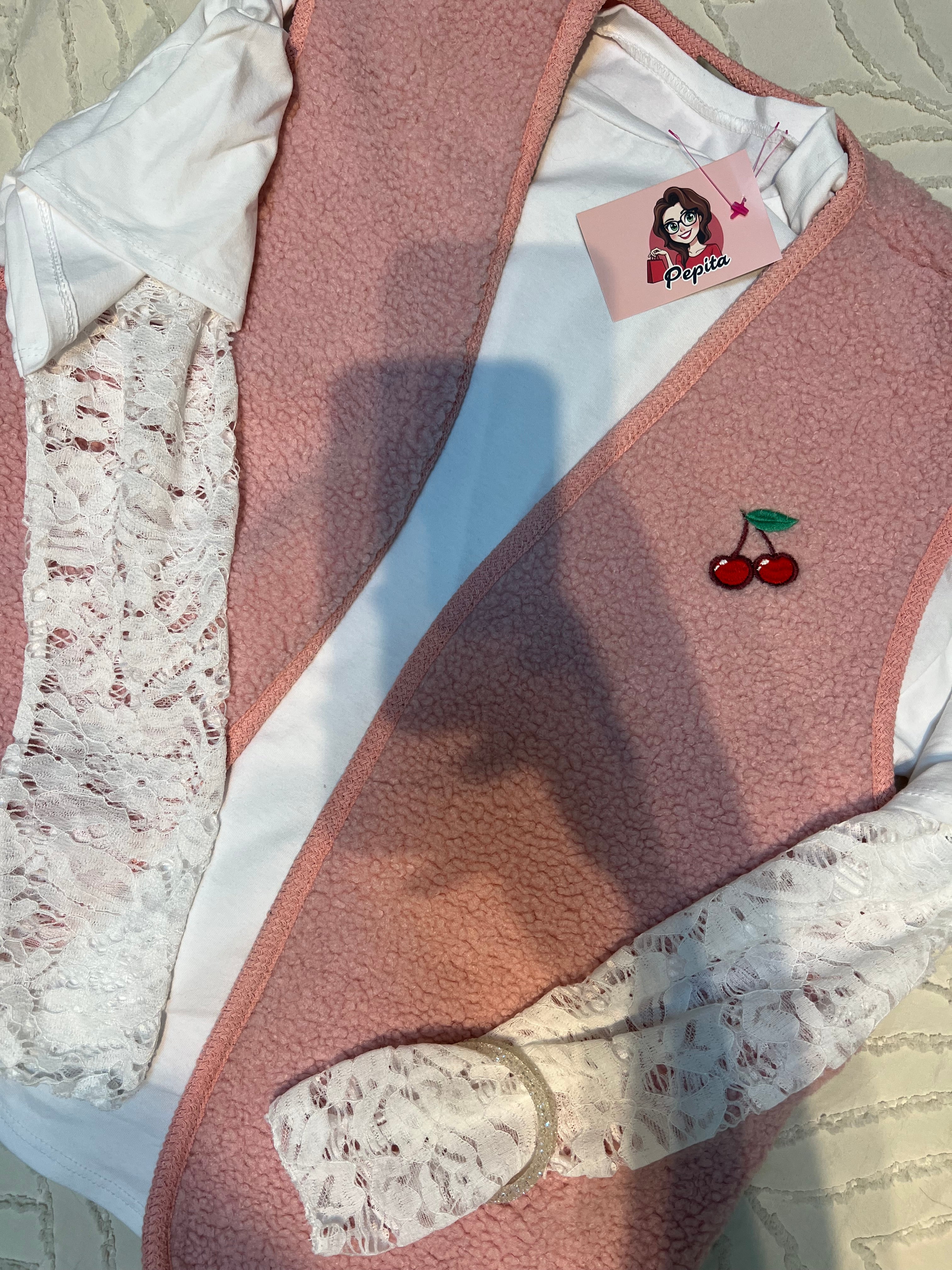 Gilet sans manches Cerise