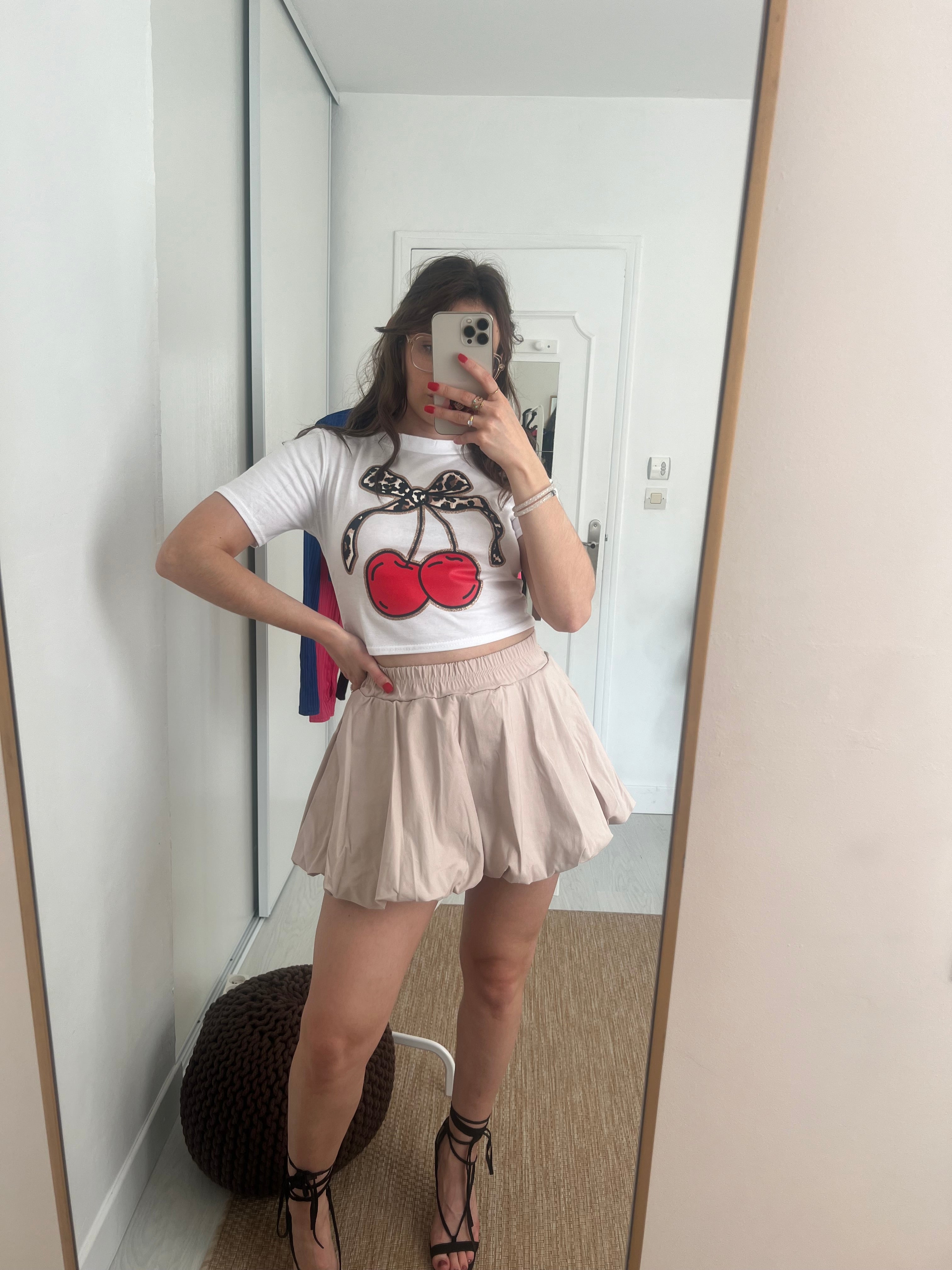 Tee-shirt court Cherrie