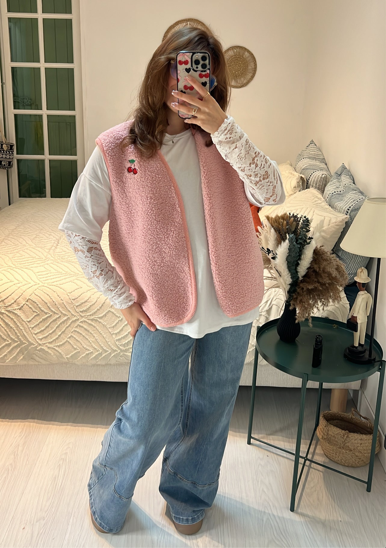 Gilet sans manches Cerise