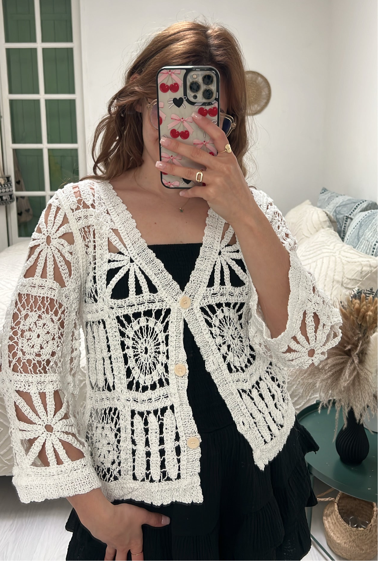 Gilet en crochet Micheline