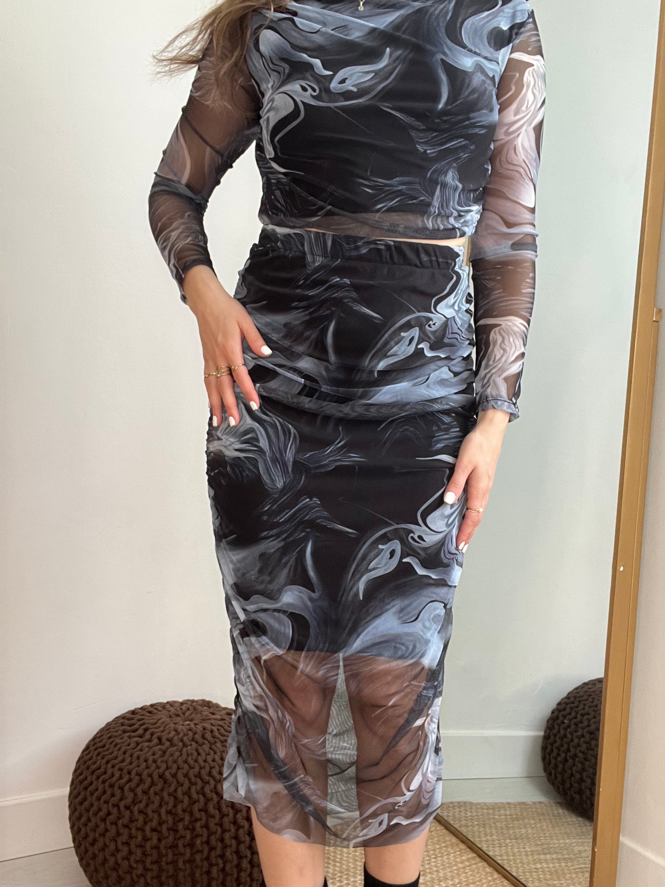 Ensemble Hélène bleu