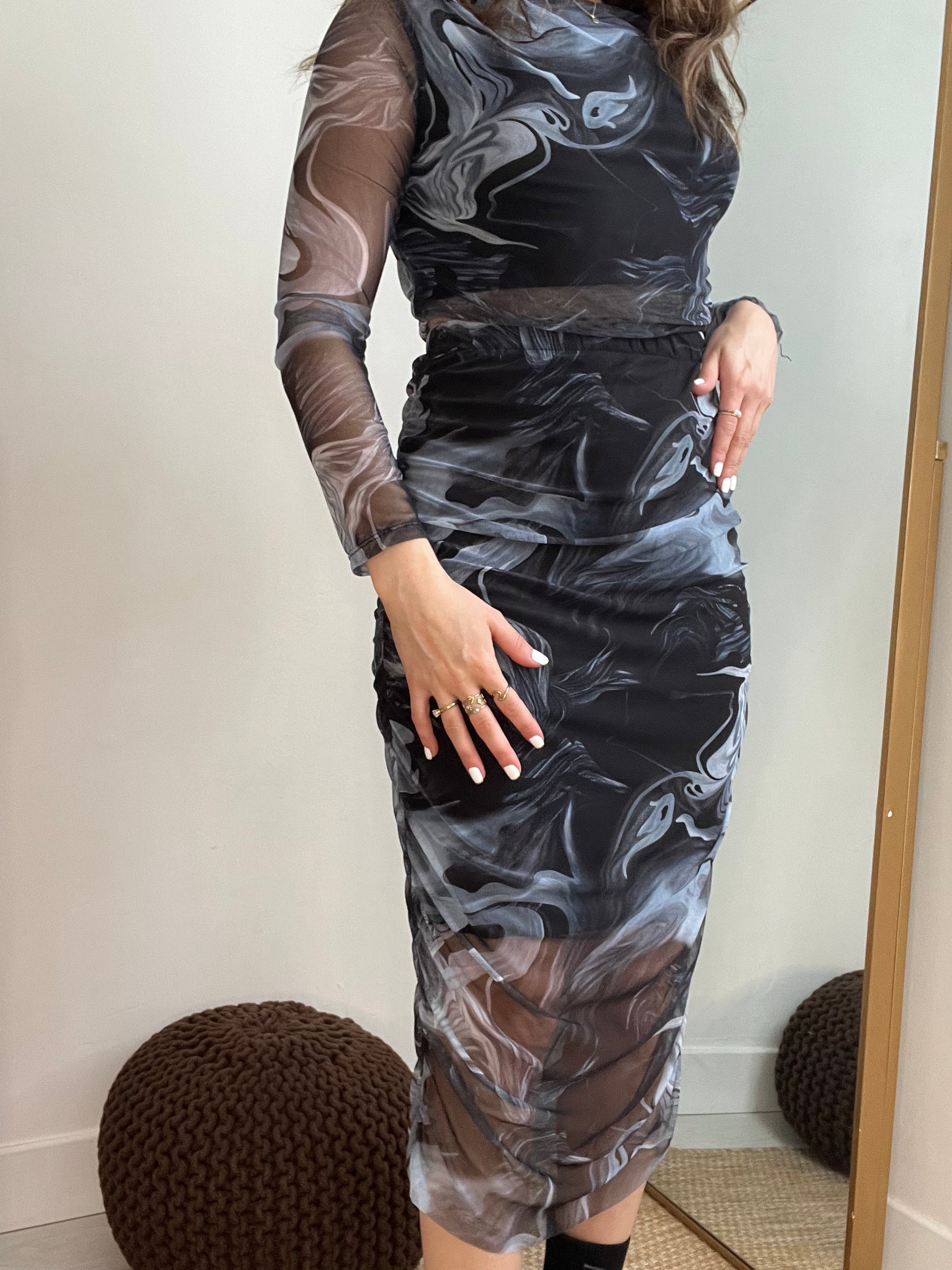 Ensemble Hélène bleu