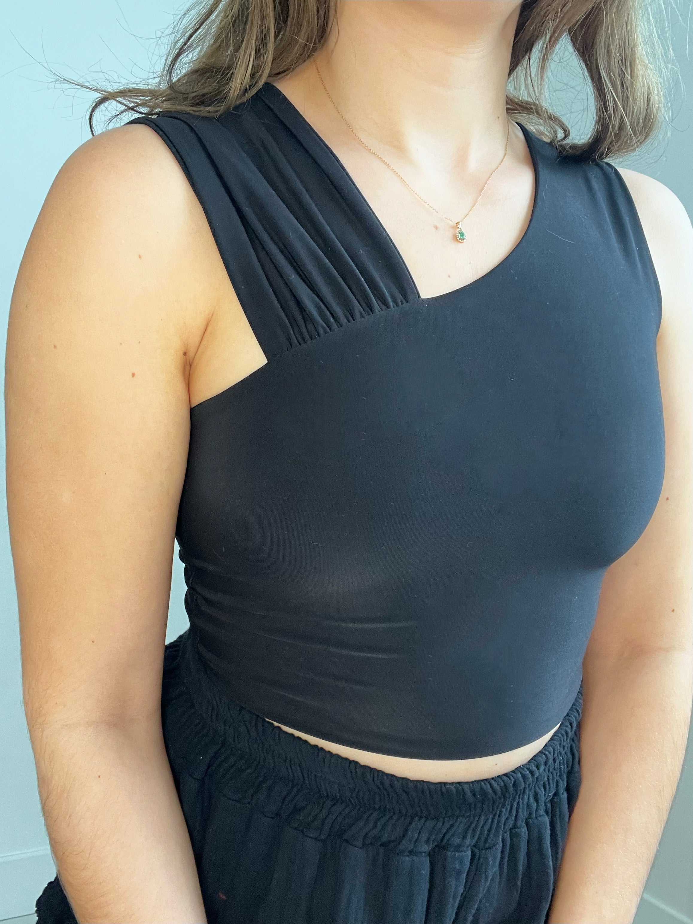 Top Louise noir