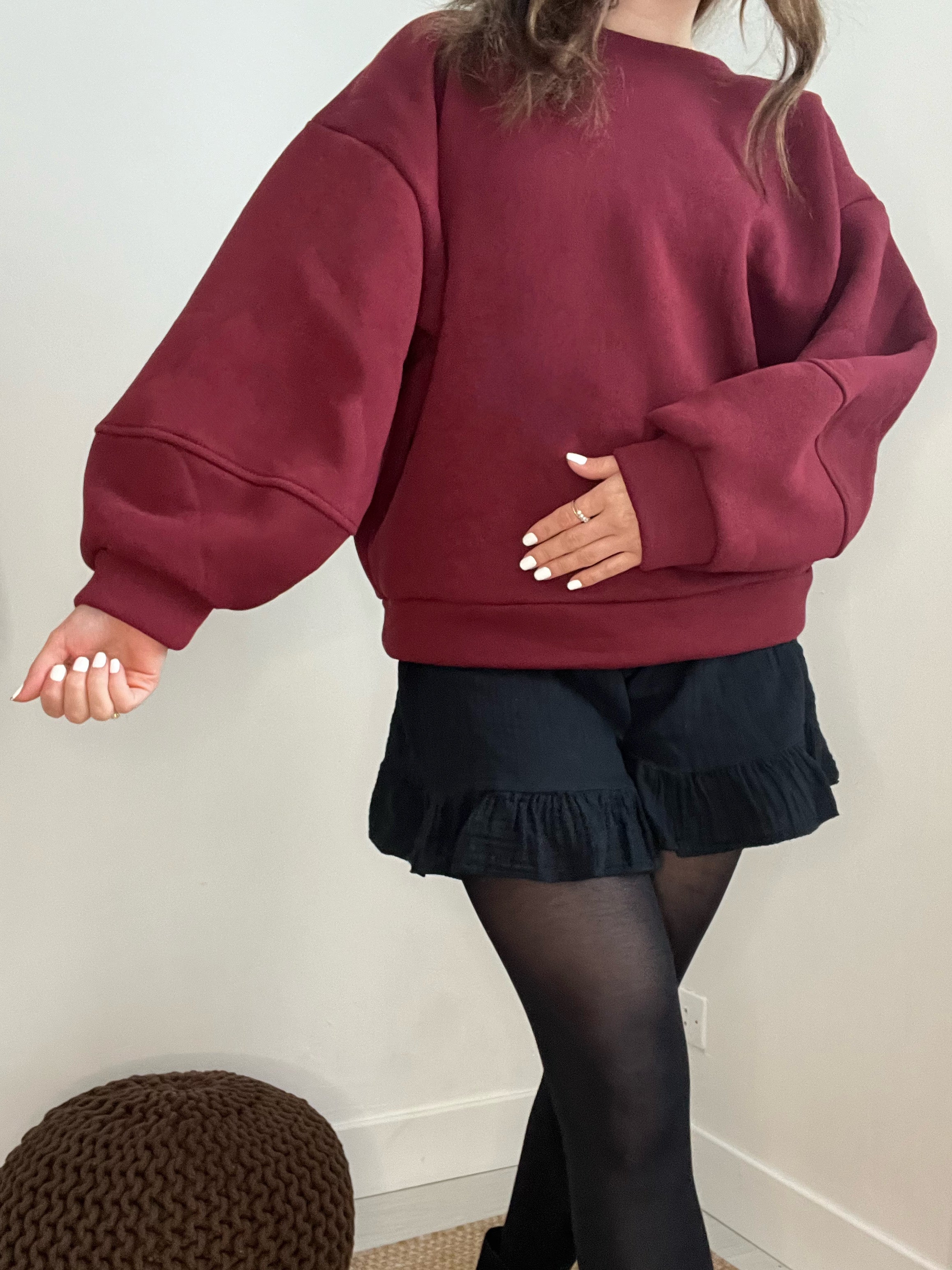 Sweat Nina Bordeaux
