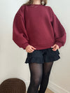 Sweat Nina Bordeaux