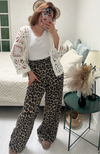 Pantalon Léopard beige