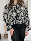 Top coton brodé Élyne